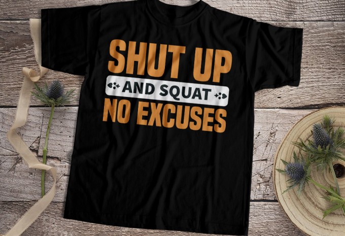 Gym T-shirt Design Bundle