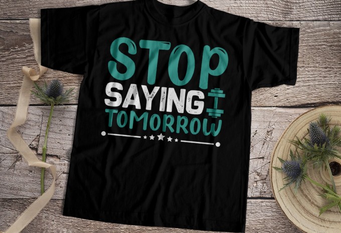 Gym T-shirt Design Bundle