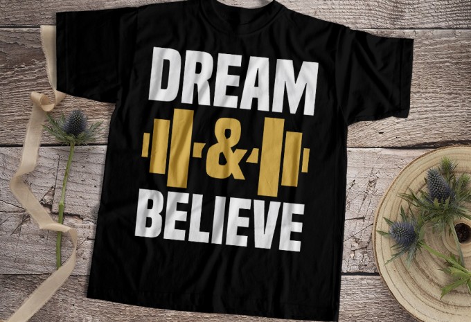 Gym T-shirt Design Bundle
