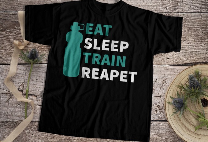 Gym T-shirt Design Bundle