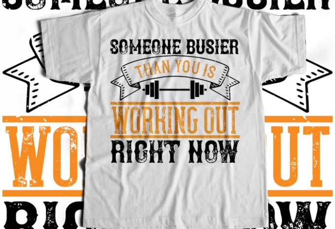 Gym T-shirt Design Bundle