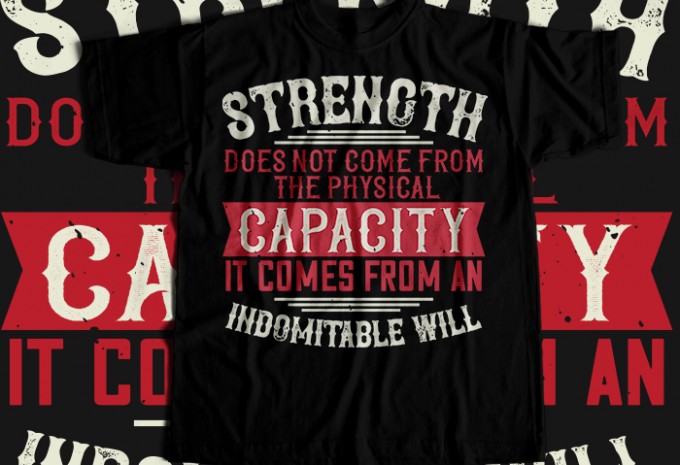 Gym T-shirt Design Bundle