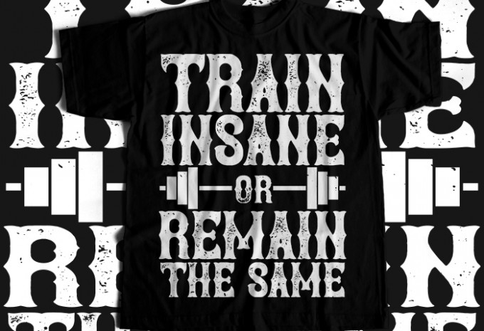Gym T-shirt Design Bundle