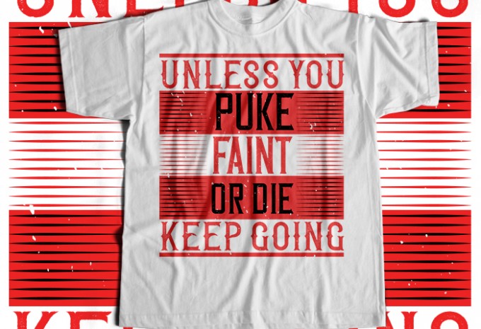 Gym T-shirt Design Bundle
