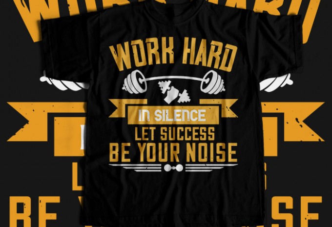 Gym T-shirt Design Bundle