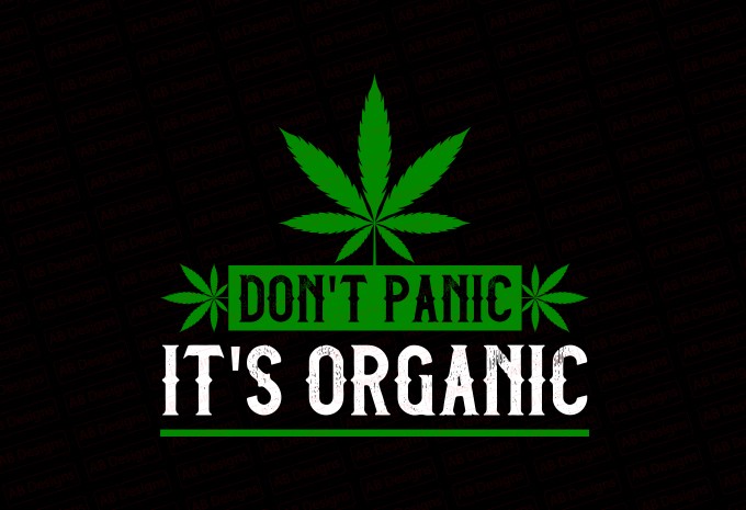 Don't Panic It's Organic T-shirt Design
