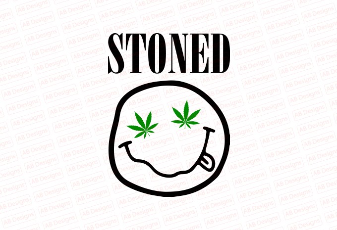 Stoned Smile T-shirt Design