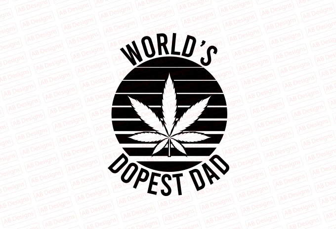 Worlds Dopest Dad T-shirt Design