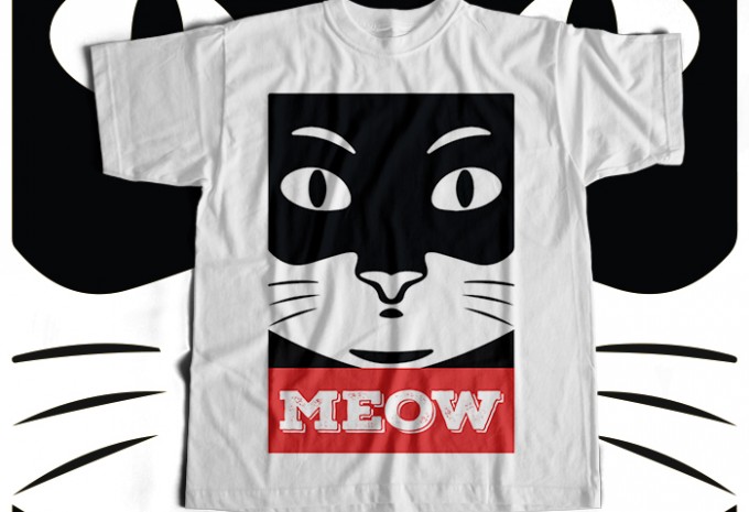 Cat Mom T-shirt Design