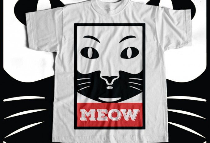 Cat Mom T-shirt Design