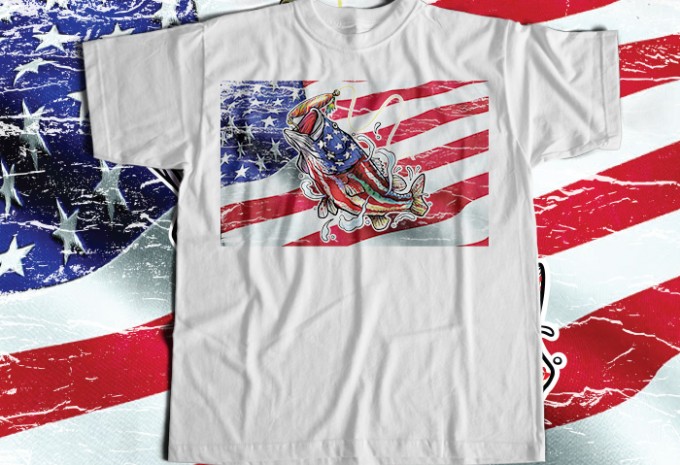 Fishing T-shirt Design