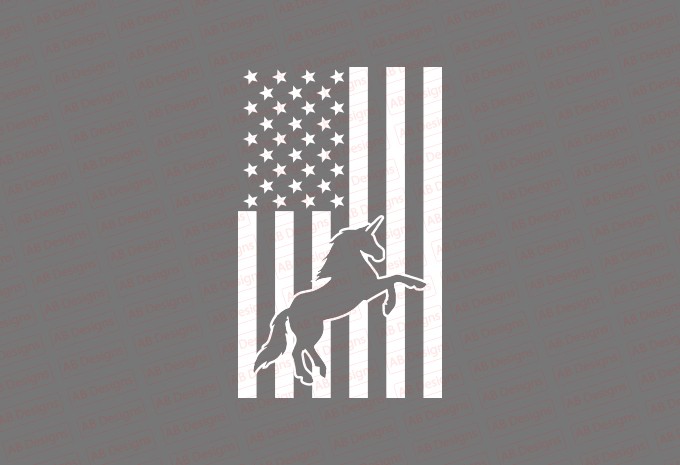 American unicorn flag bundle, USA flag, United state flag T-Shirt Design
