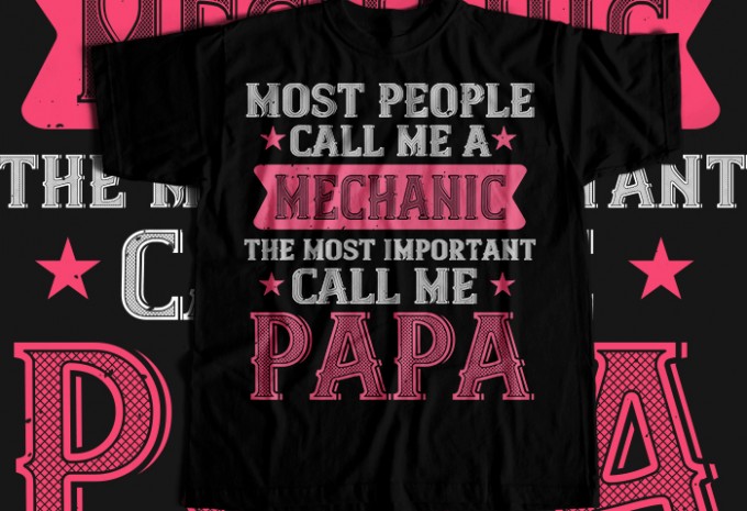 Father T-shirt Design Bundle