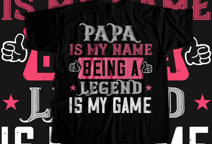 Father T-shirt Design Bundle