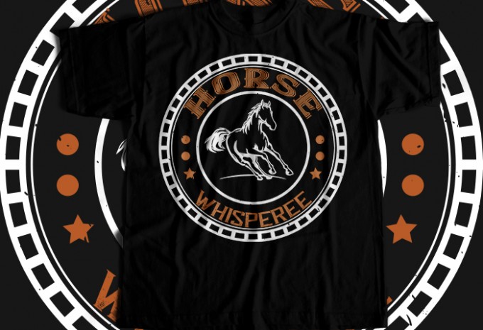 Horse whisperee T-shirt Design