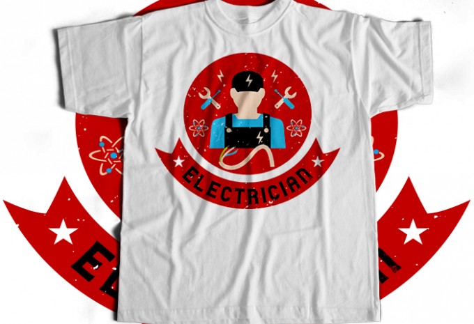 Electrician T-shirt Design