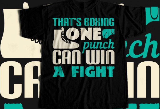 Boxing T-shirt Design Bundle