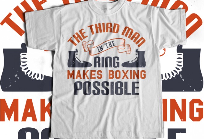 Boxing T-shirt Design Bundle