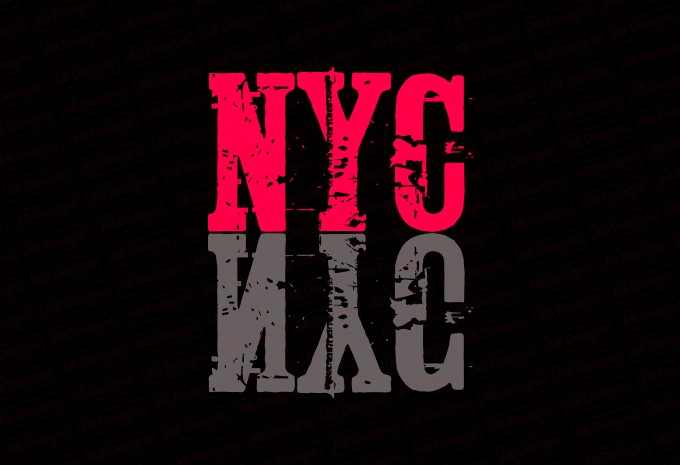 NYC, New york city USA T-Shirt Design