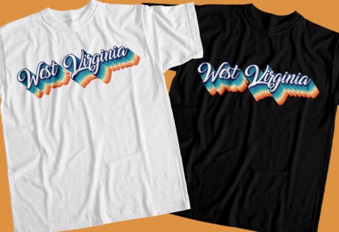 State of America T-Shirt Design Bundle