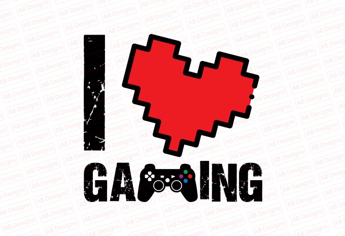 I love game T-Shirt Design