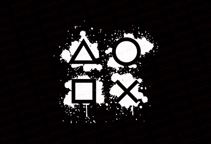 Gaming playstations, gaming buttons T-Shirt Design