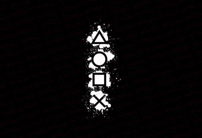 Gaming playstations, gaming buttons T-Shirt Design