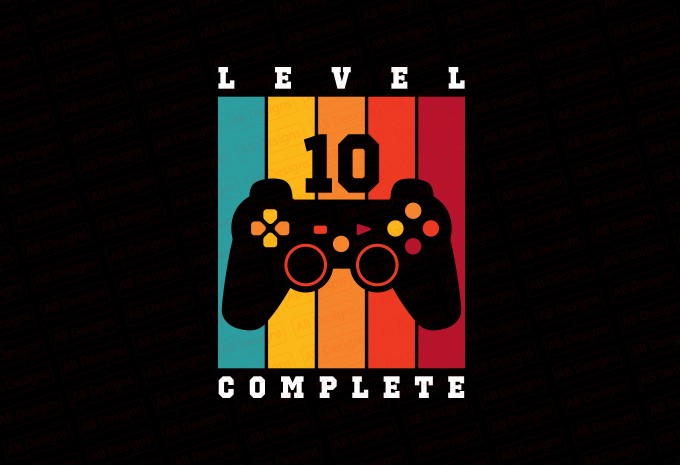 10 Gaming T-Shirt Design Bundle
