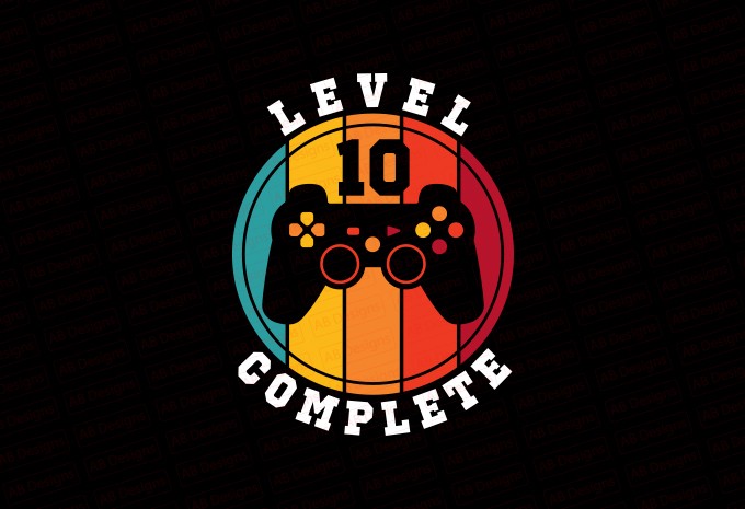 10 Gaming T-Shirt Design Bundle