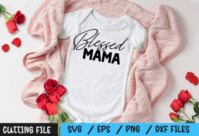 Blessed Mama SVG