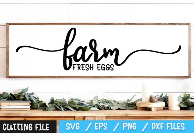 Farm Fresh Eggs SVG