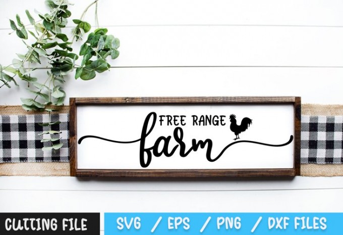 Free Range Farm SVG