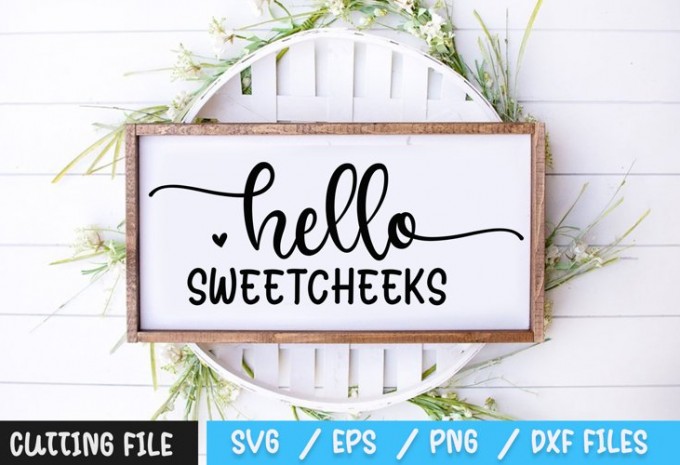 Hello Sweetcheeks SVG