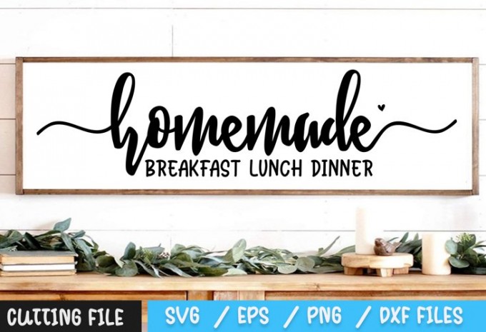 Homemade Breakfast Lunch Dinner SVG