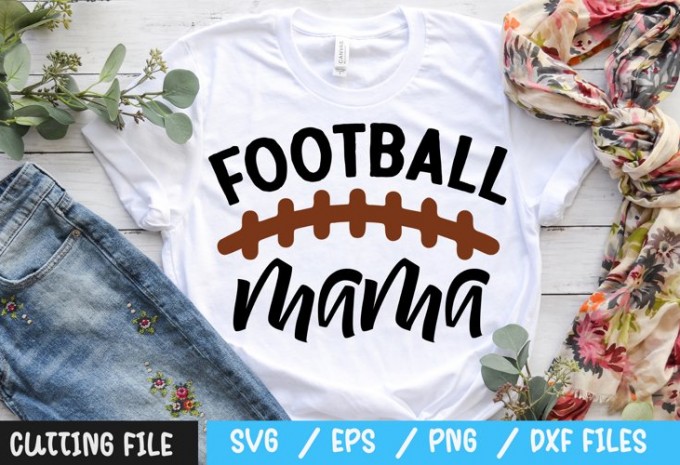 Football mama SVG