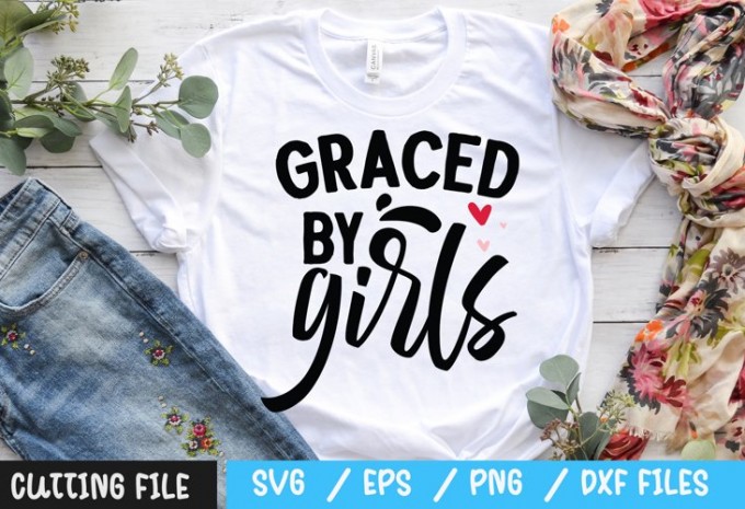 Graced by girls SVG