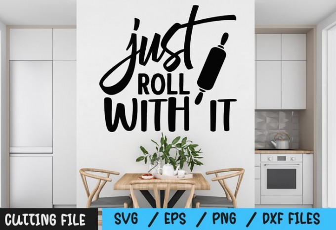 Just roll with it svg