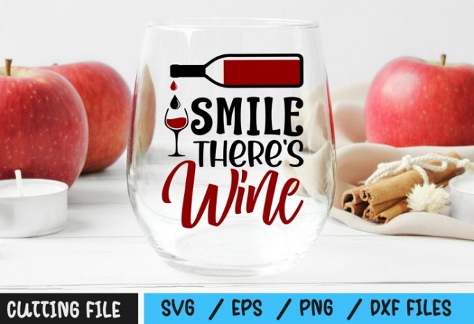 Smile theres wine SVG