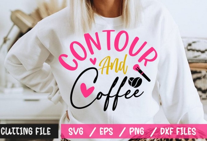 Contour And Coffee SVG