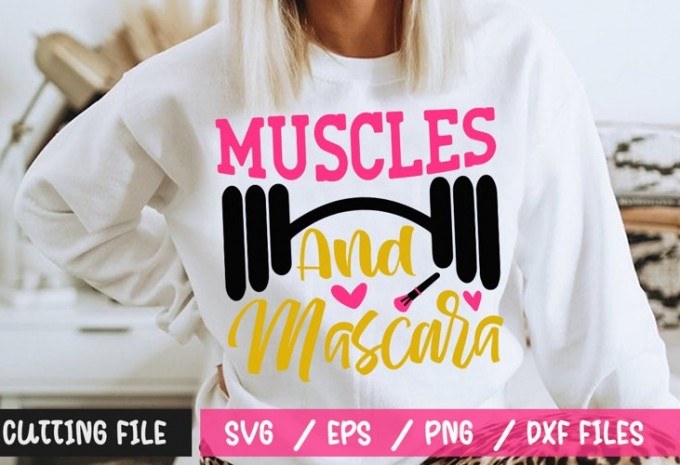 Muscles And Mascara SVG