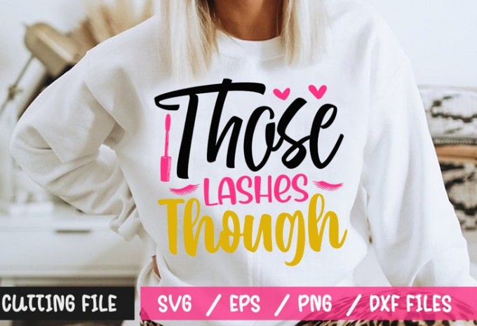 Those Lashes Though SVG