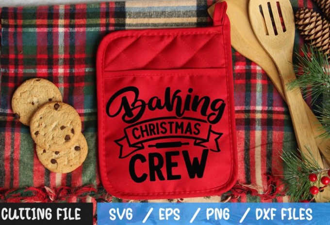 Baking Christmas Crew SVG