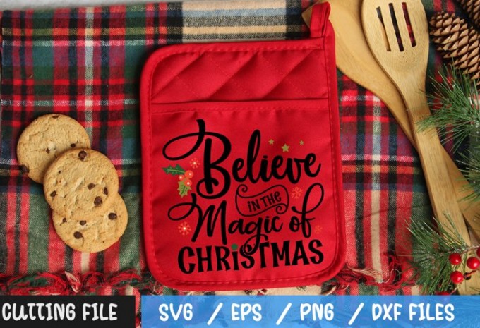 Believe in the magic of Christmas SVG
