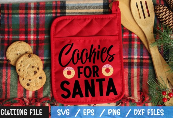 Cookies For Santa SVG