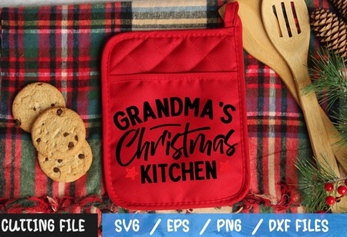 Grandmas Christmas Kitchen SVG