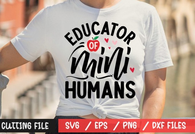 Educator of mini humans SVG