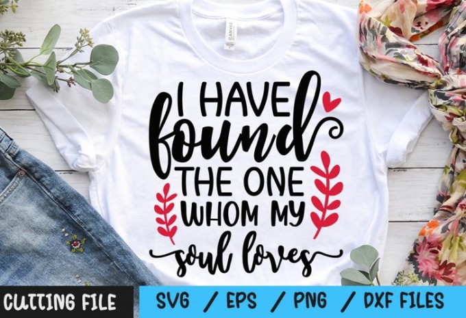 I have found the one whom my soul loves SVG