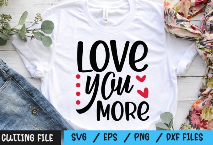 Love you more SVG