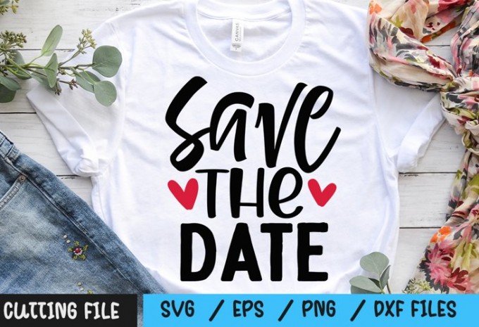 Save the date SVG