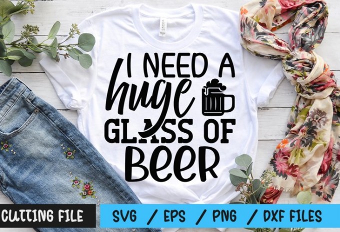 I need a huge glass of beer SVG